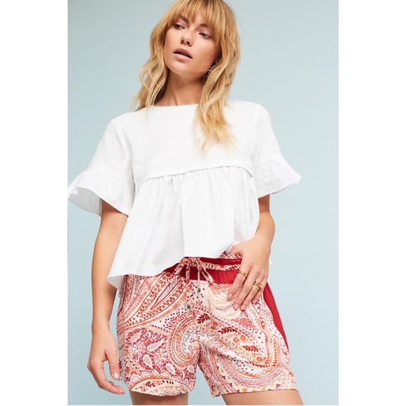 Anthropologie Pants - NWT ANTHROPOLOGIE Hei Hei Paisley Rory Shorts